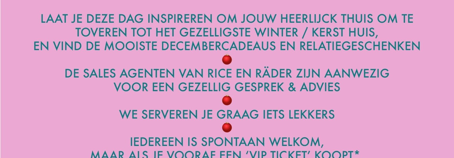 Heerlijck Thuis 'Christmas Kick off party'
