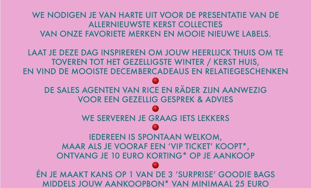 Heerlijck Thuis 'Christmas Kick off party'