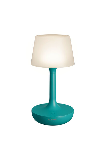 Ginn LED RGBW tafellamp turquoise
