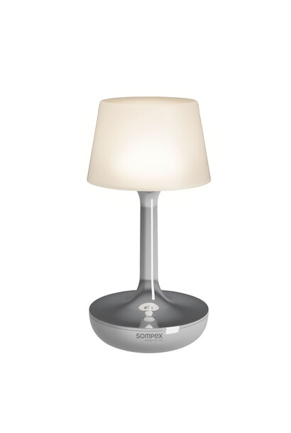 Ginn LED RGBW tafellamp silver / chrom
