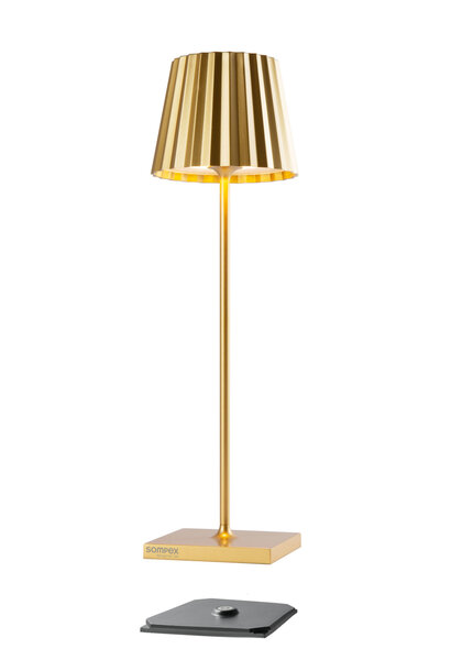 Troll 2.0 tafel lamp gold batterij LED - indoor outdoor