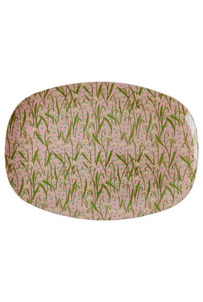 Melamine ovaal bord New Snowdrop