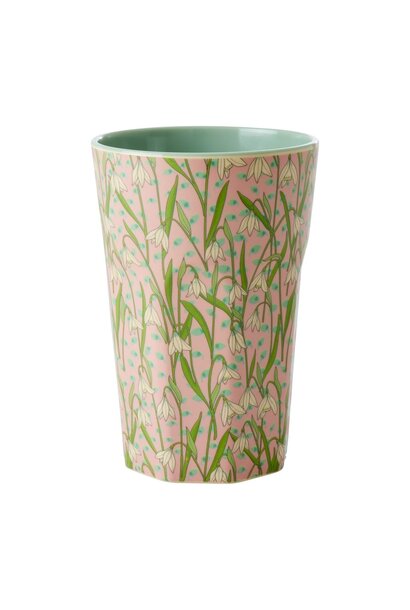 Melamine Tall beker New Snowdrop