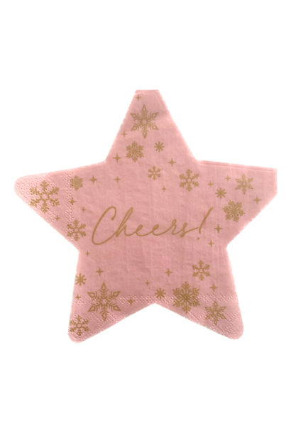 Servet Winter Stars - 12 stuks