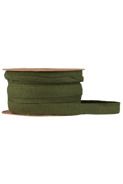 Lint katoen op spoel moss green - W:1 L:500cm
