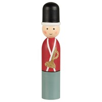 Houten Gendarme / Guard met trompet
