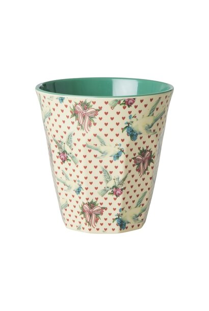 Melamine beker medium Dove