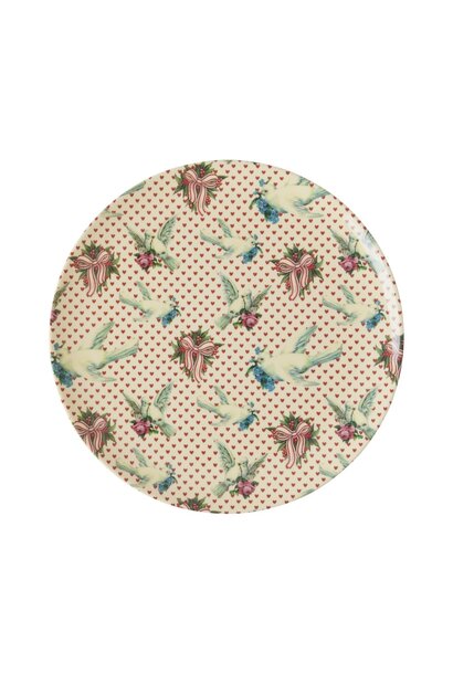 Melamine lunch bord Dove
