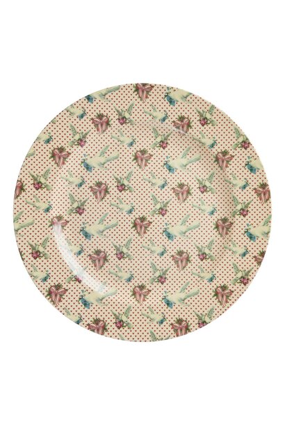 Melamine serveer schaal Dove - d:36cm