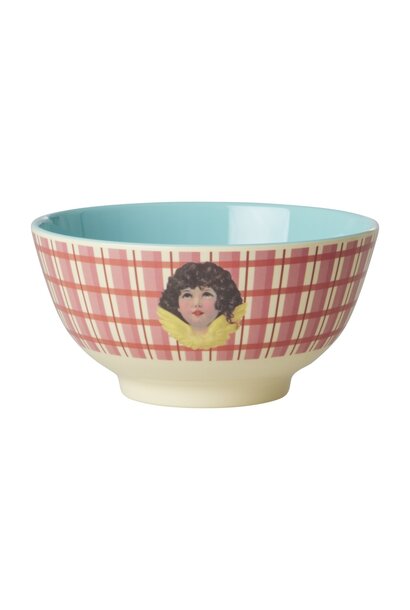 Melamine kom medium Angel red