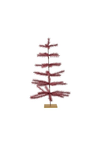 Kerstboom roze medium