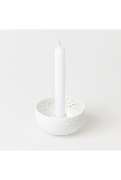 Kandelaar Candle bowl Dotlines