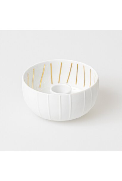 Kandelaar Candle bowl Stripes