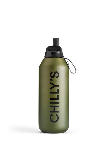 Chilly's Series 2 Flip Bottle 500ml Cargo Moss