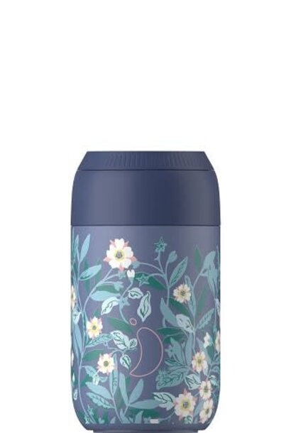 Chilly's Series 2 Coffee Cup 340ml Liberty Blossom Blue