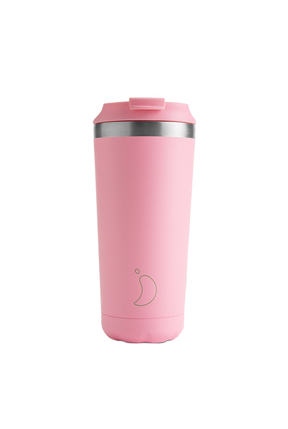 Chilly's Coffee Cup 500ml Pastel Pink - leakproof