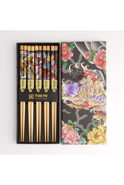 Chopstick Yakuza Carp giftset/5