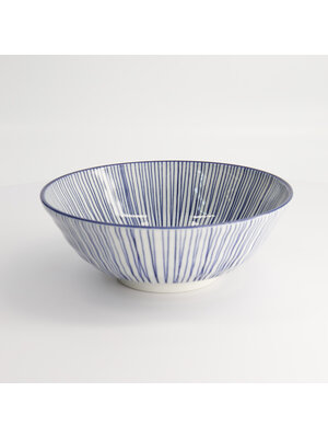 Tokyo Design Studio Ramen kom 1000ml Nippon Blue - Lines 21x7.8cm
