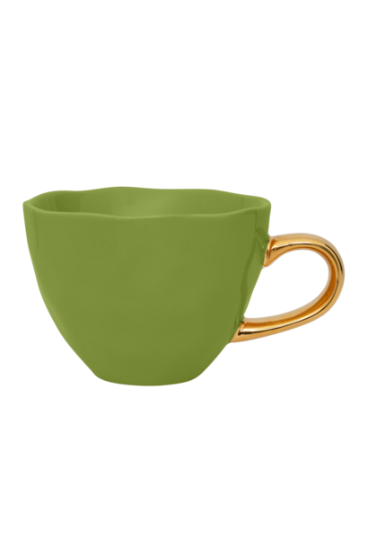 Kop cappuccino / tea Good Morning evergreen sprig