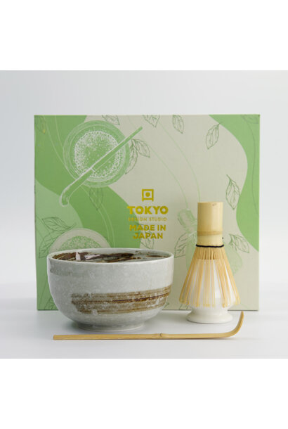 Matcha kom giftset Naruto brown set/4 - 13x7cm
