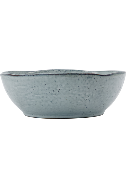 Kom Rustic 21.5cm grey blue - h:7,5cm