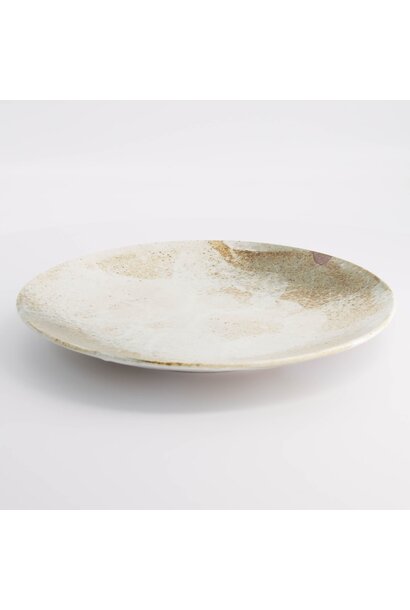Bord diner Yukishino brown/white 28.5x3.5cm