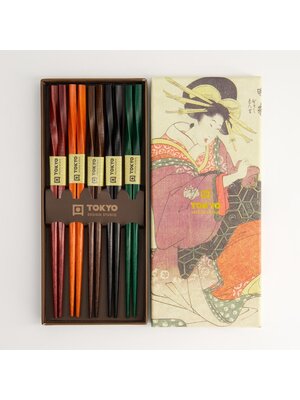 Tokyo Design Studio Chopstick Twist colour giftset/5