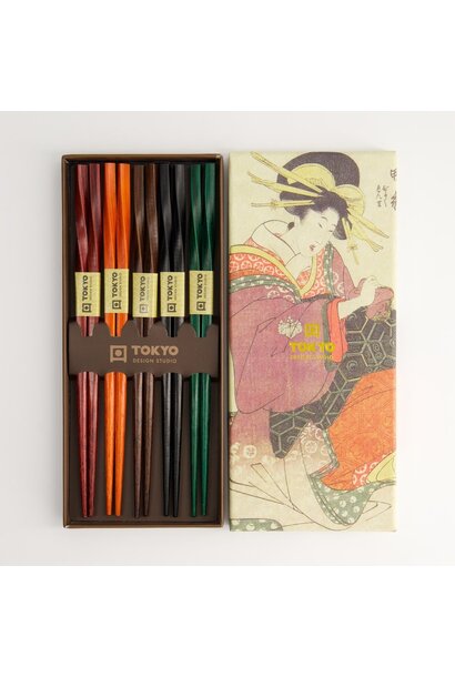 Chopstick Twist colour giftset/5