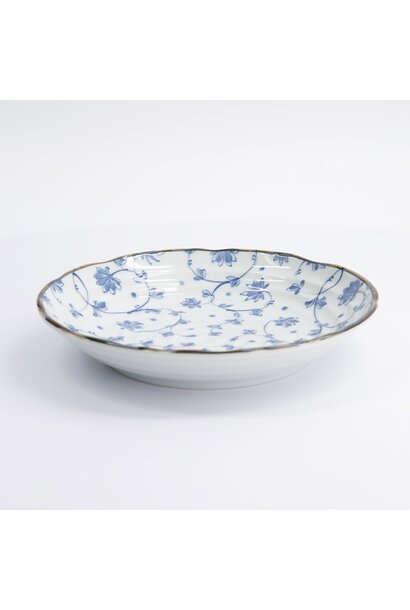 Natsu Karakusa bord blue/white - 22x4cm