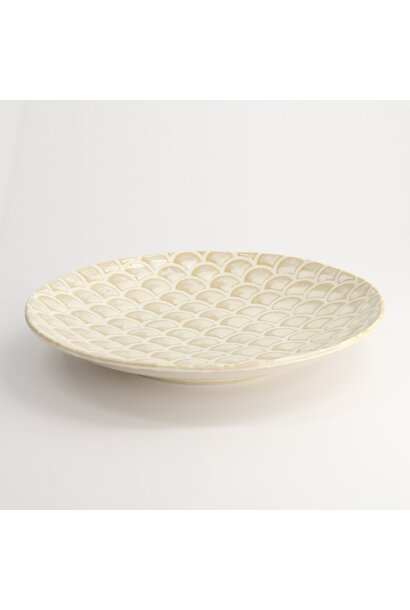 Titanium Matte Mermaid Design plate 25x3.7cm