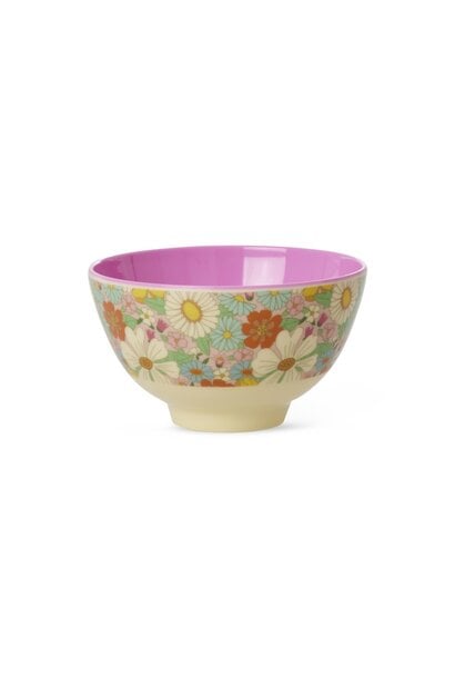 Melamine kom small Flower Power