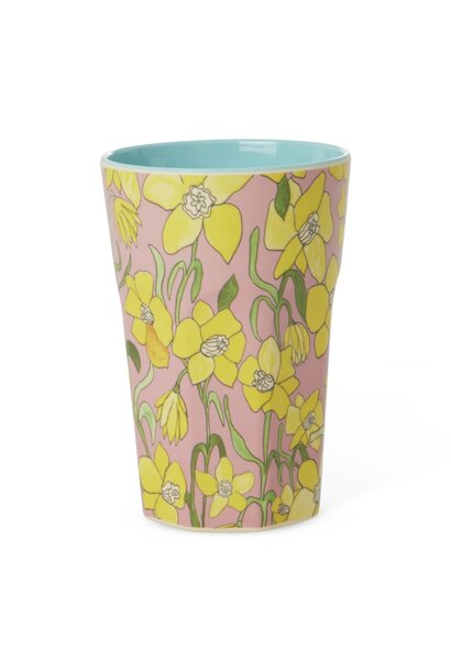 Melamine tall cup Daffodils