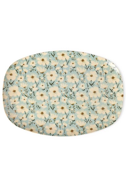 Melamine ovaal bord Summer Bloom