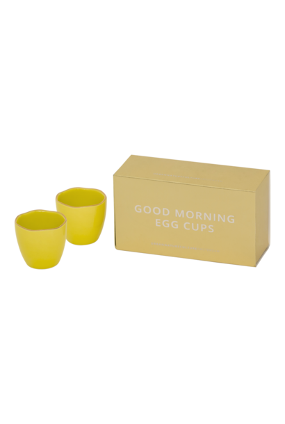 Egg cup Good Morning limelight set/2