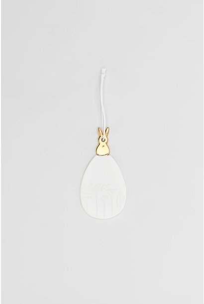 Oster hanger Egg apricot - L:8cm W:4cm