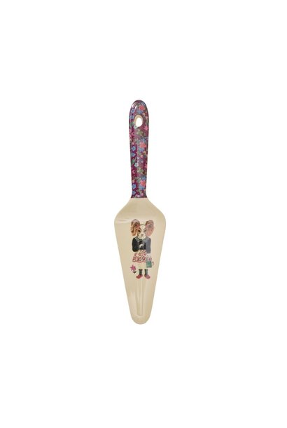 Melamine taartschep Nathalie Lete bordeaux