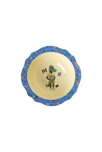 Melamine kom Vintage Nathalie Lete blue