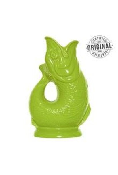 Gluckigluck Gluggle Fish XL jug / vase / carafe Apple 1,2ltr