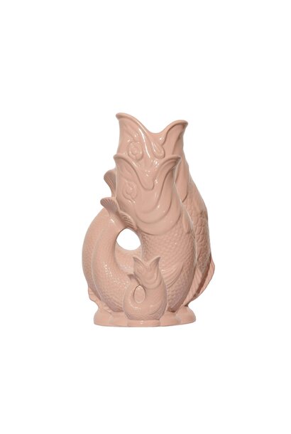 Gluckigluck Gluggle Fish XL jug / vase / carafe Chownings Tan 1,2ltr