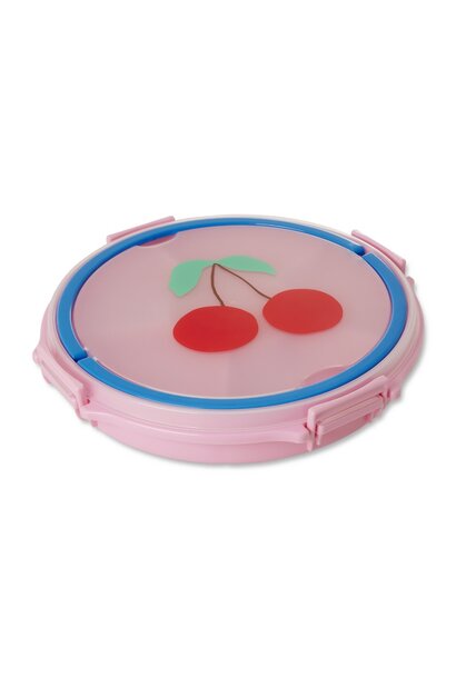 Picknick / Snack food box pink met Cherry