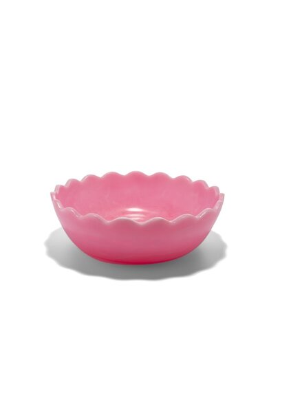 Kom resin pink 18cm