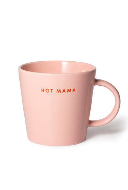 Thee kop 350ml HOT MAMA pink