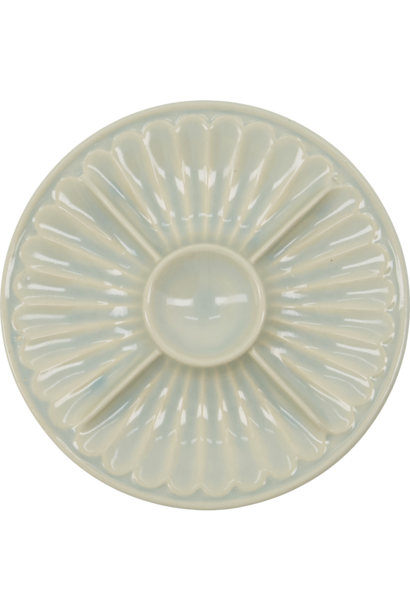 Serveer schaal Diva ligft blue - h: 3cm, d: 25cm
