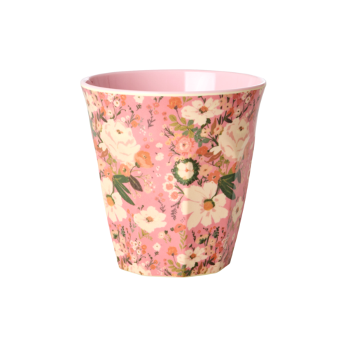 Rice Melamine beker medium Alison Flower 250ml Rice Melamine beker medium Alison Flower 250ml