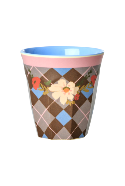 Melamine beker medium Gorgeous Tile 250ml