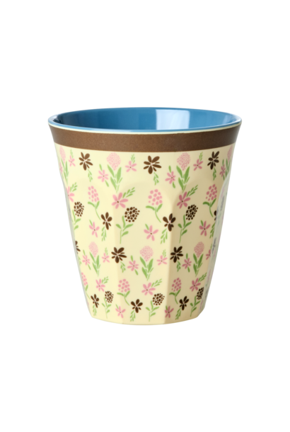 Melamine beker medium Hacienda Flower 250ml