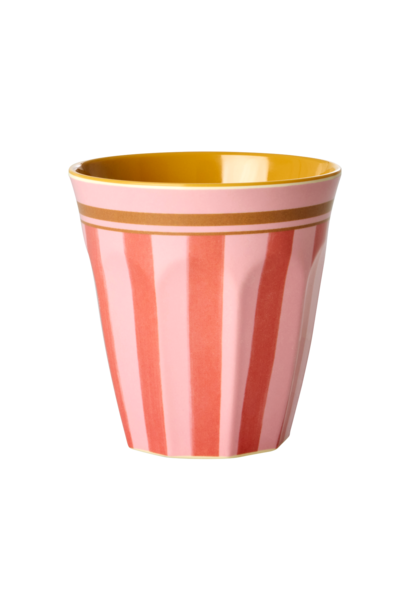 Melamine beker medium Organic Stripes 250ml