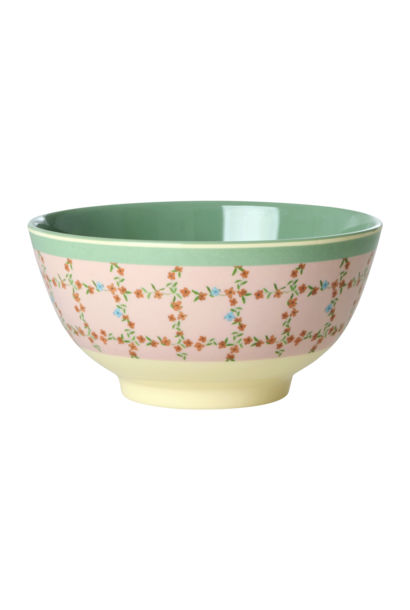 Melamine kom medium Checkered Stencil 700ml