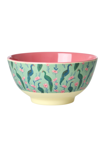 Melamine kom medium Peacock Power 700ml