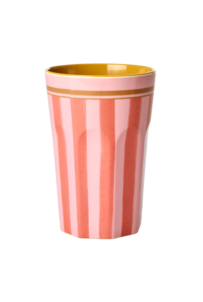 Melamine Tall beker Organic Stripes 400ml